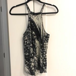 Abbeline Black & White Tank Top